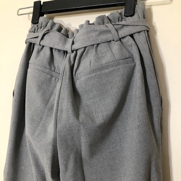 LOFT Grey Paper bag Pant - Picture 6 of 6